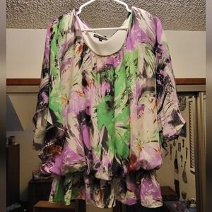 Vibrant Floral Blouse